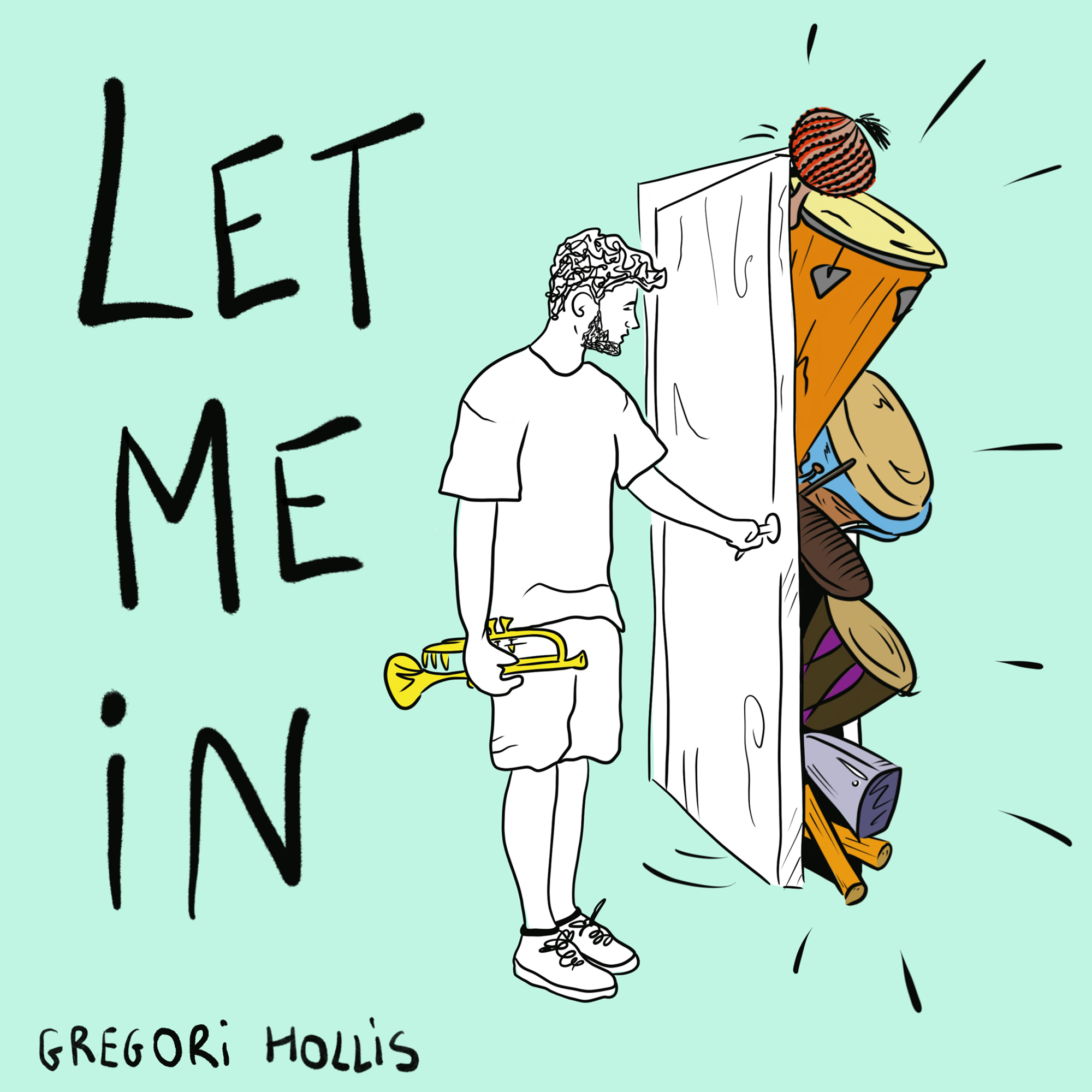 Portada single Let Me In – Gregori Hollis